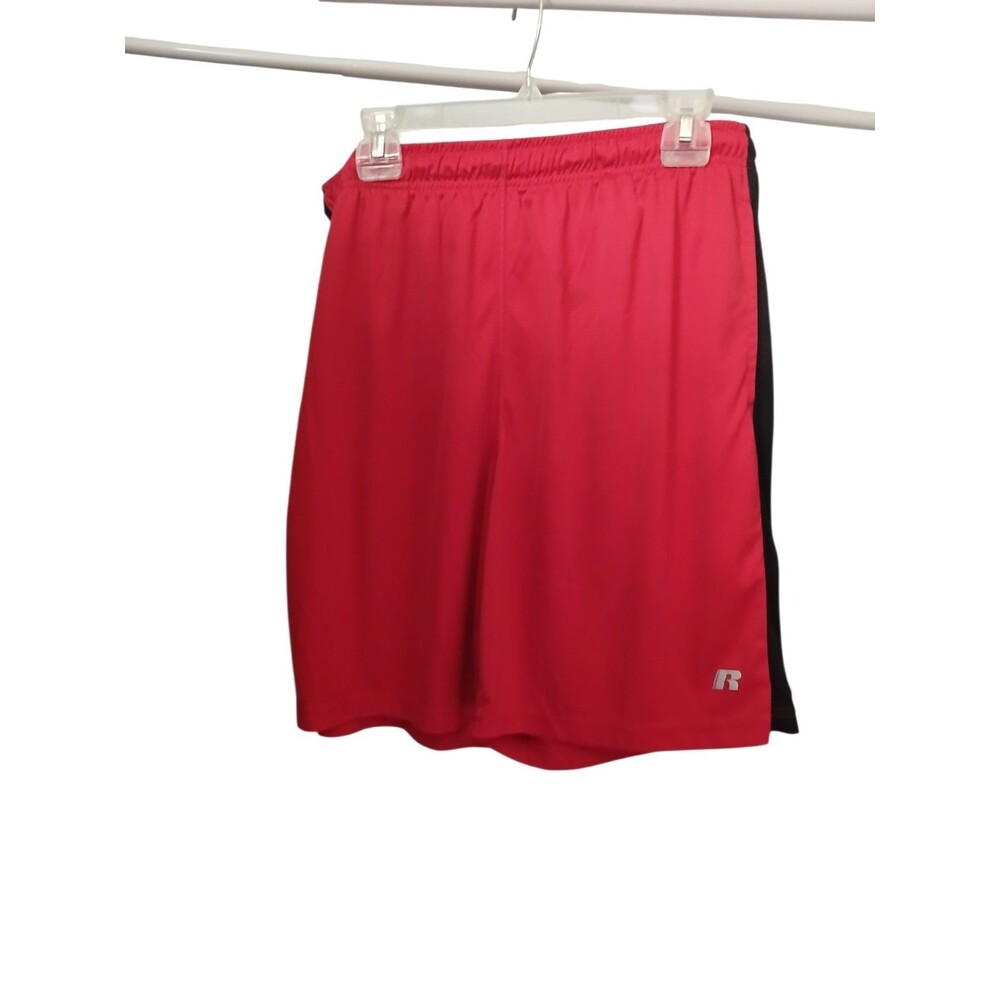 Russell Athletic Men’s Red Athletic Shorts Size L Gym Training WorkoutBasketball